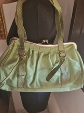 Borsa A Pochette Carpisa Verde Motivo Pitonato In Ottime Condizioni