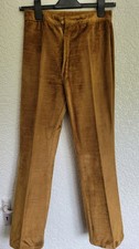 Vintage Women's Lee Cooper 1970's Gold Draylon trousers size 26inch waist