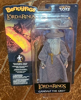 BendyFigs The Lord of the Rings Trilogy: GANDALF THE GREY 7'' Figure w/Stand!