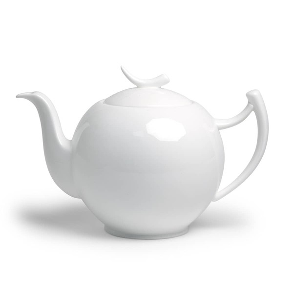 Teekanne Tealogic Epsilon 1,5L - Fine Bone China Porzellan - Rein-WeißEs Dekor-image