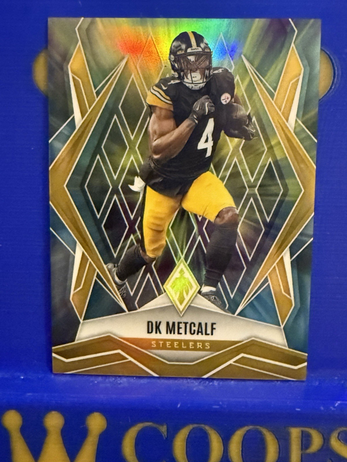 DK Metcalf 2025 Panini Phoenix #4 Color Burst Prizm #/10