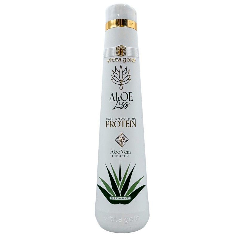 Lissage Aloe Liss Vitta Gold 1 L élimine les frisottis des cheveux rebelles pour un fini parfait