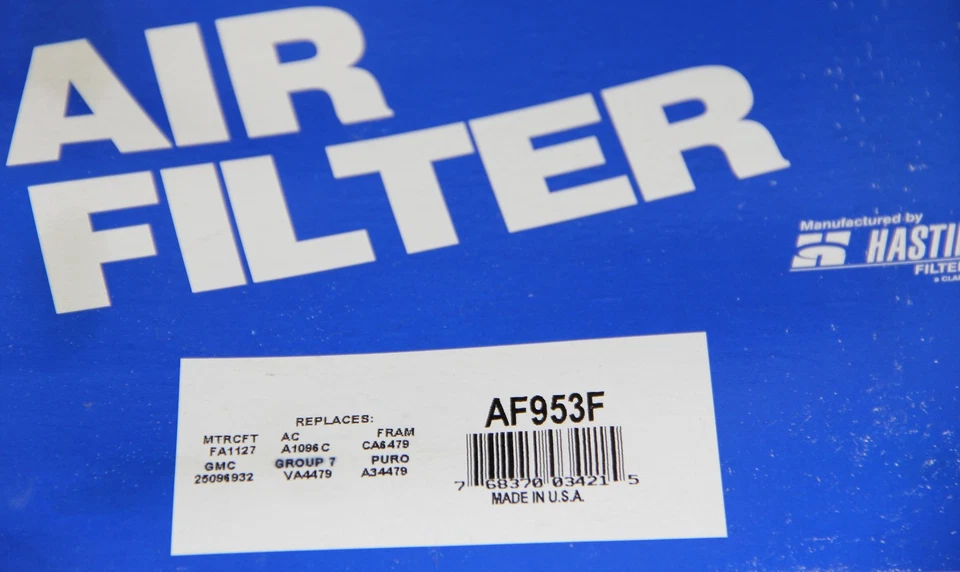 Filtro de aire Oldsmobile para chasis comercial Buick Cadillac 88-05 AF953F Foto 2 de 2
