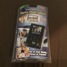As Seen On TV product Digital Photo Album, Wallet Pix fits wallet, purse, pocket