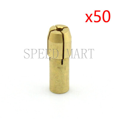 50 PCS Mini Drill Brass Collet Chuck for Dremel Rotary Tool 2.0mm Hot