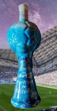 Bouteille " OLYMPIQUE DE MARSEILLE " customisé par billon jl
