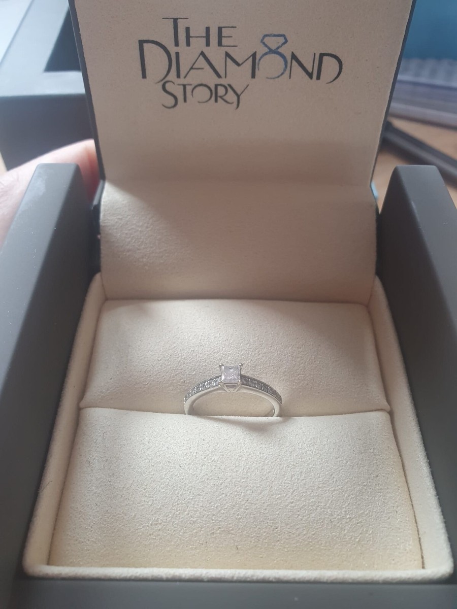 Diamond Princess Cut Engagement Ring Ernest Jones Diamond Story