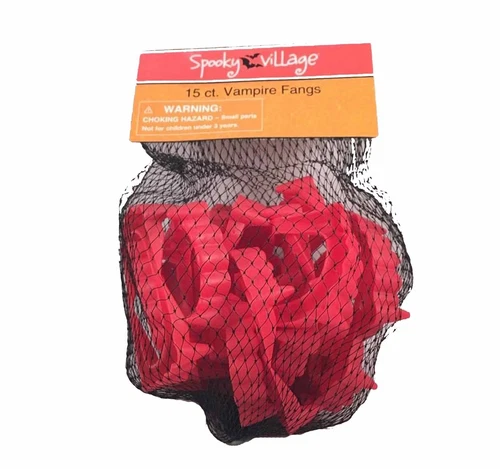 Spooky Village 万圣节 吸血鬼 Fangs 派对礼品 - 15 个假牙齿 - 第 2 张/共 4 张