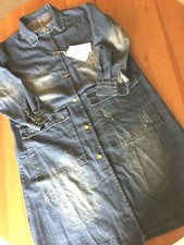 Yes No Blue Denim Oversize Coat-dress Size Xl