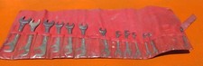 Facom® 13 Piece Short Satin Metric Angle Open-End Wrench Set - Used