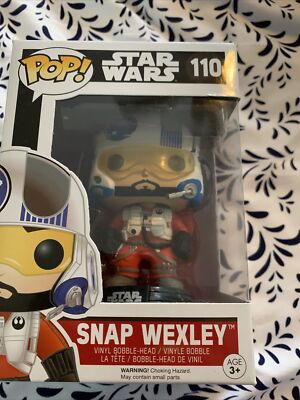 Star Wars The Force Awakens Snap Wexley Vinyl POP! Figure Toy #110 FUNKO NEW  