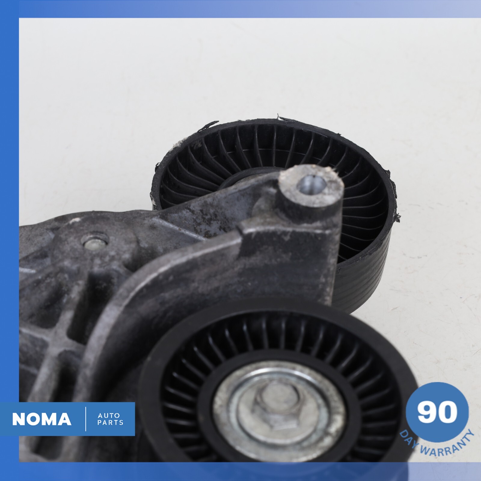 10-23 Jaguar X351 XJ S/C Engine Motor Drive Belt Tensioner Idler Pulley OEM 56k