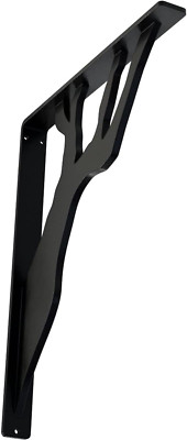 Damon 1/2'' W X 12'' D X 15'' H Wrought Iron Bracket with Center Brace