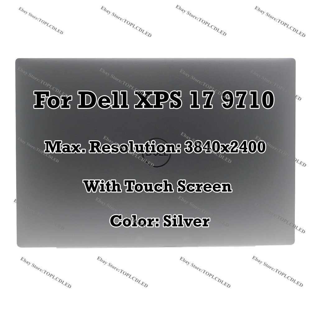 LCD Touch Screen 17"" Dell XPS 17 9710 UHD+ 3840x2400  Assembly Display Complete