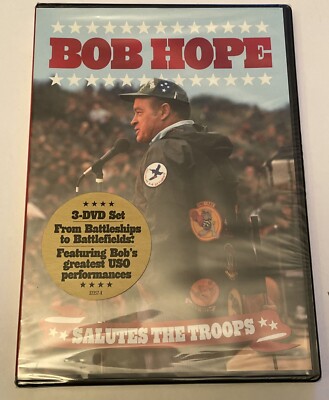 Bob Hope: Salutes The Troops DVD Set (3 Discs) USO Tours *NEW/SEALED* FREE SHIP