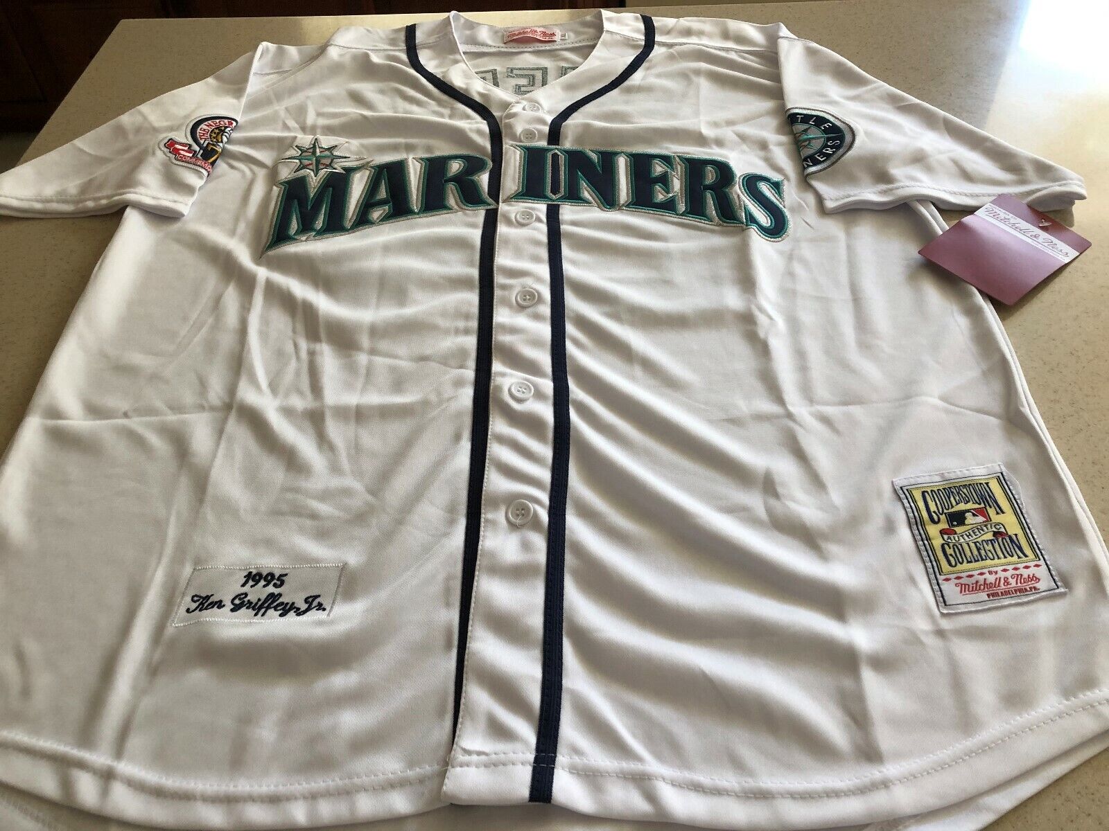 ken griffey jr mariners jersey mitchell and ness