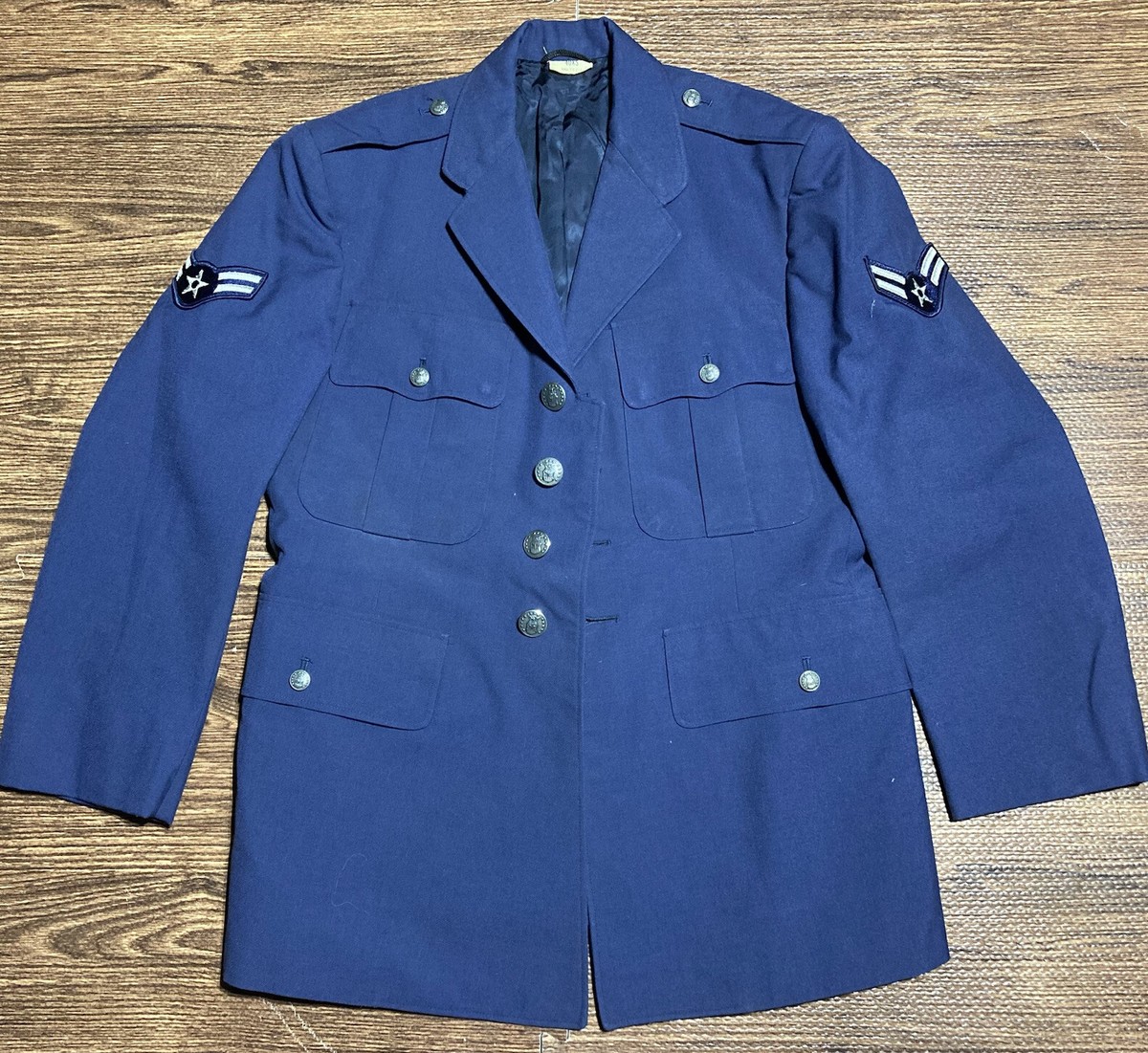 USAF US Air Force Blue Enlisted Men's Dress Service Coat