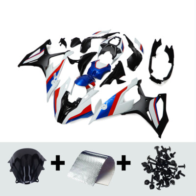 White Red Blue Fairings Kit for BMW 2019 2020 19 20 S1000RR Injection Bodywork
