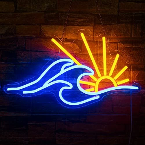 Neon beach cheap light