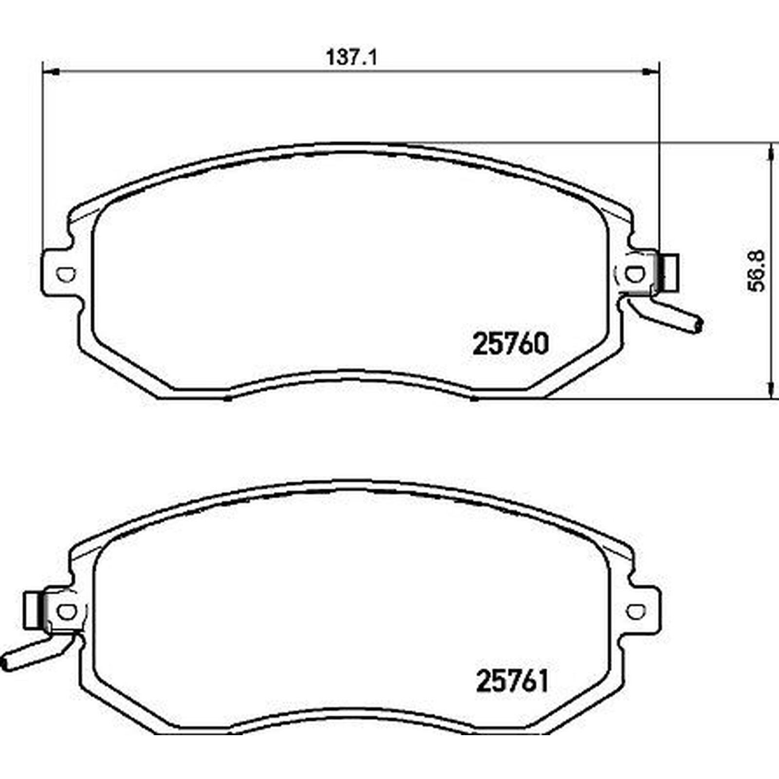 Brembo Prime Brake Pad Set P78021 Front Axle - High Quality - Free Shipping