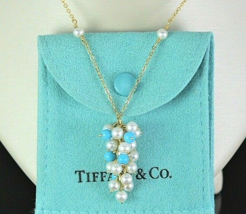 Tiffany \u0026 Co 18K Yellow Gold Cultured 