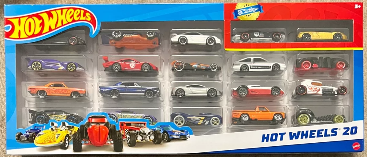 Hot Wheels 2022 Gift Pack 20 Vehicle Set w/Exclusive Decoration