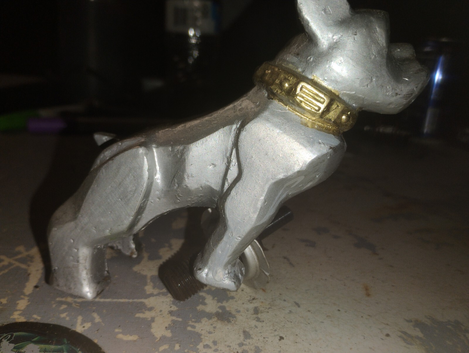 Original Vintage MACK Truck Bulldog Hood Ornament