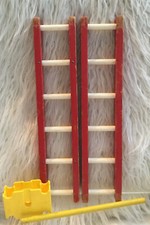 Fisher Price Vtg Donor Lot Circus Ladder 1960s 900 902 904 Wooden Toy Wood