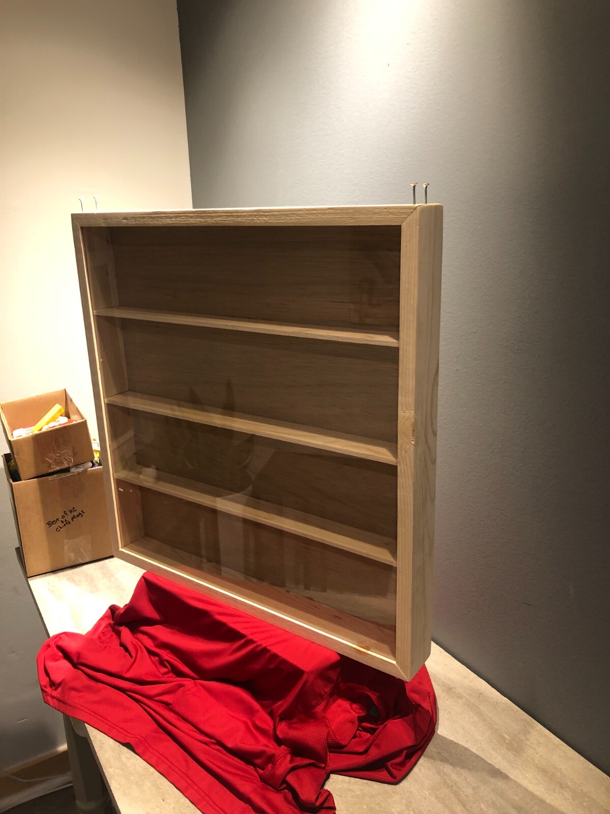 PEZ dispenser Display Case keeps PEZ Dust FREE Wall Hanging item Unfinished eBay