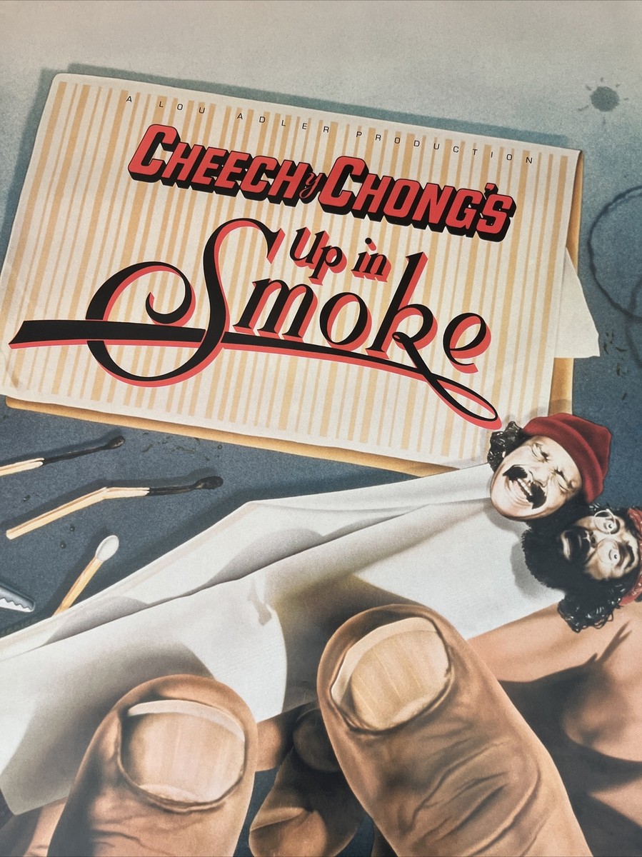 up in smoke chech and Chong movie poster print Marijuana Weed