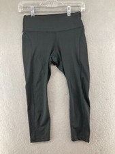 Nike Yoga Pants Womens Small Black Dri Fit Leggings Athleisure