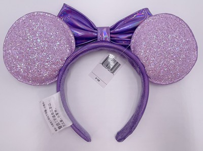 Disney Park Glitter 2022 Ears Halloween Purple Bow Lavender  display picture 3