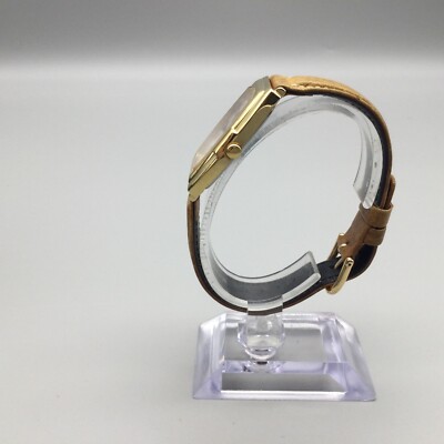 VTG Seiko Mickey Mouse Watch Women 27mm Gold Tone 2K03-5009