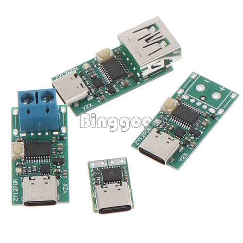USB-C Type-C PD2.0 3.0to DC USB Fast Charge Trigger Poll Detector ZYPDS ZY12PDN