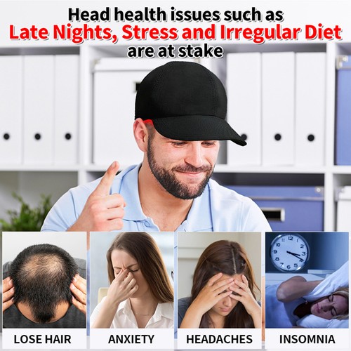 Red Light Therapy Hat 650nm&850nm Hair Loss Treatment Cap Hair Growth Regrowth5j - Picture 7 of 13