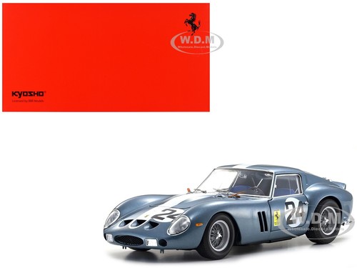 FERRARI 250 GTO #24 2ND PLACE SEBRING 12H 1962 1/18 DIECAST BY KYOSHO KS08438 D - 第 1/7 張圖片