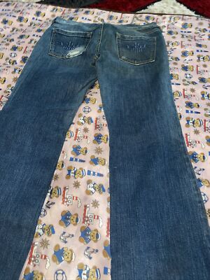00s y2k archive grunge fashion DIESEL 襤褸 Y2K 2004 Diesel Industries Jeans Italy Made Rame Early 2000s 34x32