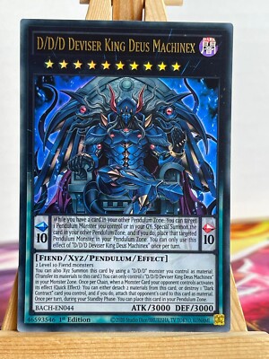 D/D/D-Erfinderkönig Deus Machinex BACH-EN044 Ultra Rare Englisch NM YUGIOH