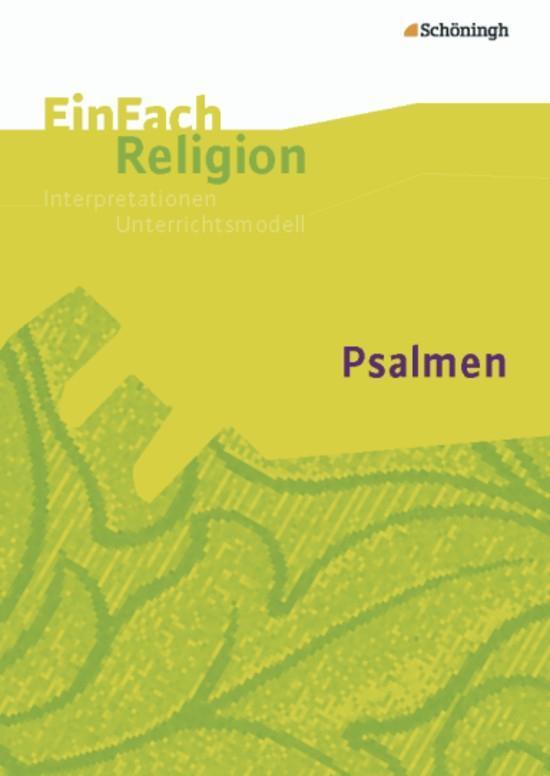 Thumbnail - Psalmen: Jahrgangsstufen 5 - 10. Einfach Religion Folker Albrecht