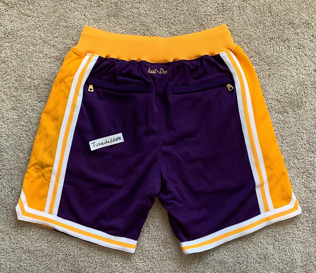 just don Lakers XL 新品未使用 Just Don / Los Angeles Lakers Denim Shorts | HOLICK