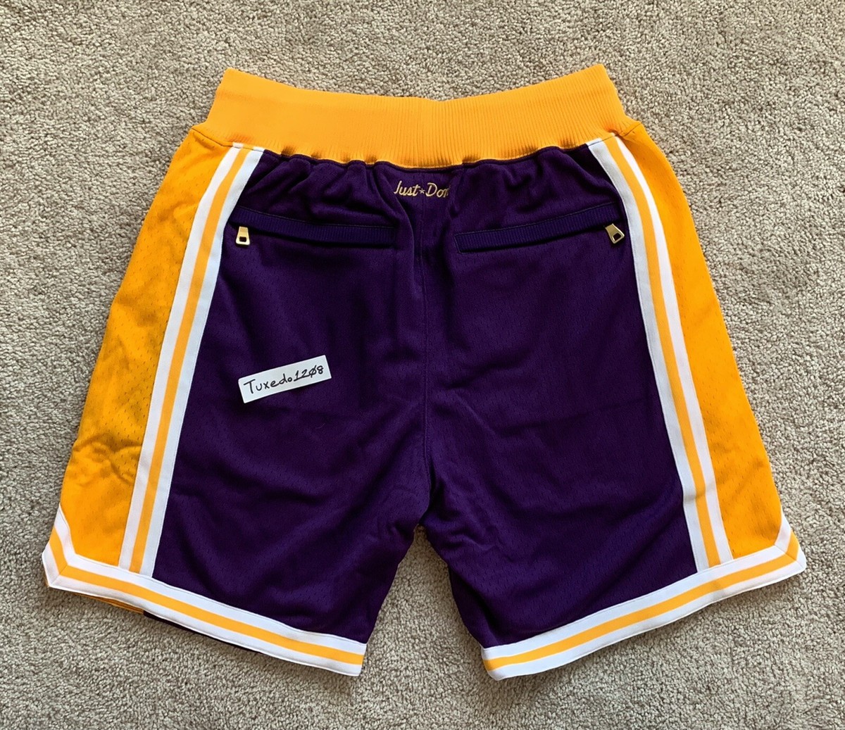 Just Don Shorts Los Angeles Lakers Road 1996