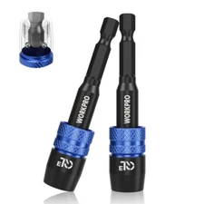 WORKPRO 2PCS 3" Drill Screwdriver Bit Holder for Impact Driver Bit Bit Extension