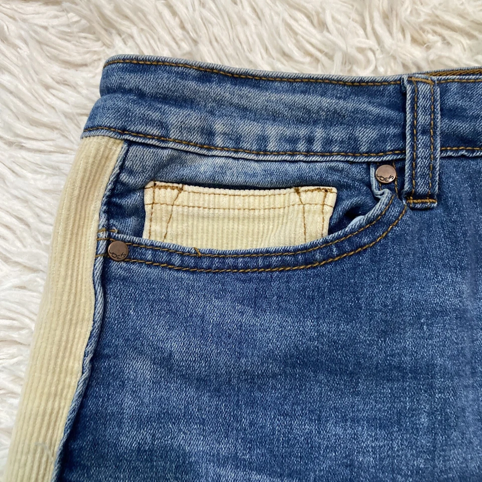 Joe's джинсы женщин джинсовой ткани юбка полоски вельвет мини юбка линия размер 28 / 12 - Изображение 3 из 4