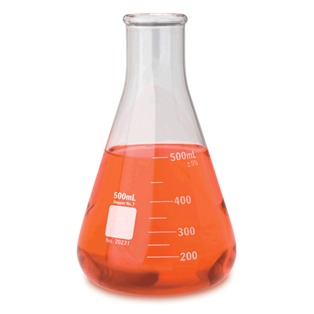 Erlenmeyer Flask 500 ML Homebrewing Beer Yeast Culturing Fermentation