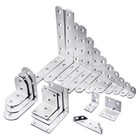 Edelstahl Winkelverbinder Flachverbinder Lochplatte Beschlag Lochwinkel Halter