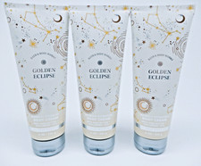 3 BATH BODY WORKS GOLDEN ECLIPSE 24 HOUR ULTRA SHEA BUTTER BODY CREAM 8oz NEW