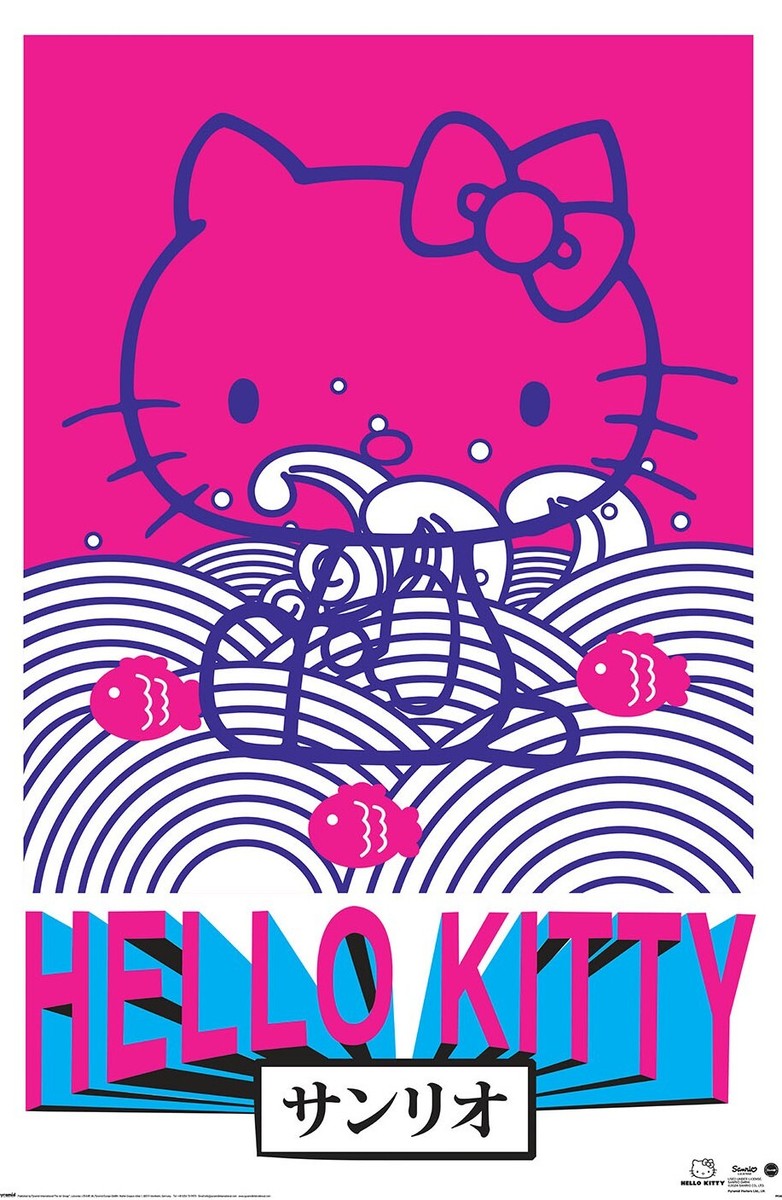 HELLO KITTY - TOKYO POSTER 24x36 - 55255 | eBay