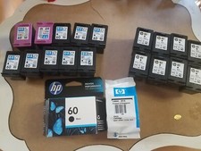 Genuine HP 60 , 61 Ink Cartridges one 56 Lot of 21 empty