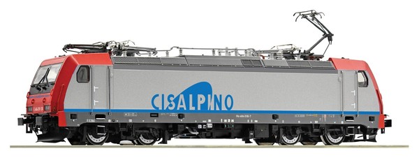 Roco 7510031 E-Lok HO 1:87 Cisalpino DCC Sound Grau Blau-image