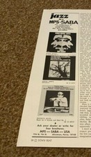 JBF4 ADVERT 11X3 MPS SABA RECORDS USA. GEORGE RUSSELL. GUNTER HAMPEL QUARTET